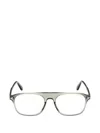 Tom Ford Pilot-frame Glasses In Gray