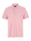 Tom Ford Pimk Short-sleeves Polo In Cotton Piquet Jersey Man In Pink