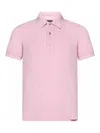 Tom Ford Pink Cotton Blend Towelling Polo Shirt In Pink