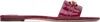 Tom Ford Pink Whitney Flat Sandals In 1p046 Raspberry