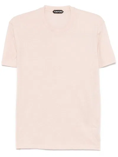 Tom Ford Meliertes T-shirt In Rosa