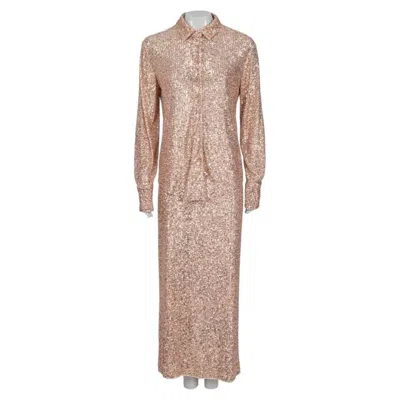 Pre-owned Tom Ford Pink Sequin Suit - Elegant It40-44 Size S