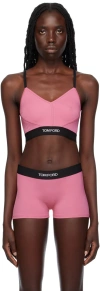 Tom Ford Pink Signature Bra In Dp152 Rosebloom