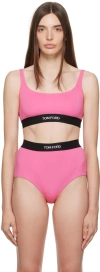 Tom Ford Pink Signature Bra In Dp152 Rosebloom