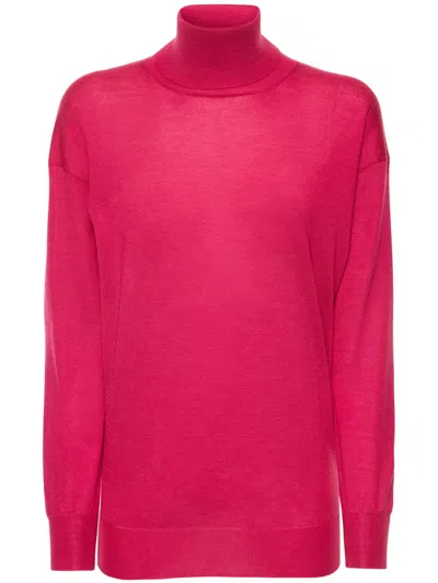 Tom Ford Pink Turtleneck Sweater Elegant And Comfortable In Red