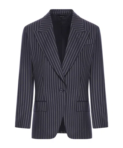 TOM FORD PINSTRIPE SINGLE-BREASTED BLAZER