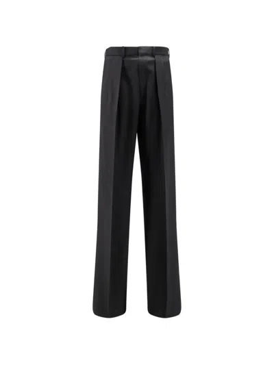 Tom Ford Pinstripe Tailored Trousers In Black