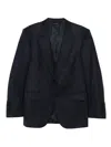 Tom Ford Pinstripe Two-button Blazer In Blue