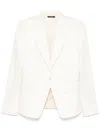 Tom Ford Pinstriped Blazer In Neutrals