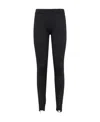 Tom Ford Pinstriped Lace-up Trousers In Black