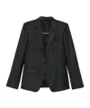 Tom Ford Pinstripe-pattern Single-breasted Blazer In Black