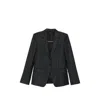 Tom Ford Pinstripe-pattern Single-breasted Blazer In Black