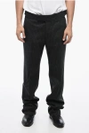 TOM FORD PINSTRIPPED WOOL PANTS WITH MARTINGALE