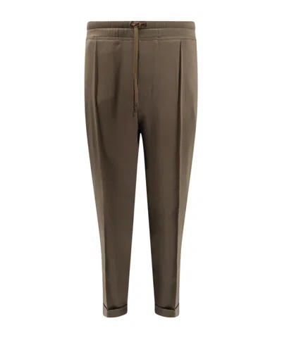 Tom Ford Pintuck Drawstring Track Pants In Brown