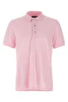 Tom Ford Pimk Short-sleeves Polo In Cotton Piquet Jersey Man In Pink