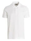 Tom Ford White Polo Shirt With Classic Collar In Cotton Blend Man