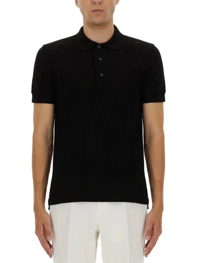 Tom Ford Pique Polo. In Brown