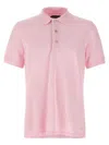 Tom Ford Pimk Short-sleeves Polo In Cotton Piquet Jersey Man