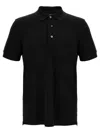 Tom Ford Piqué Shirt Polo Black In Black