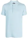 Tom Ford Toweling Cotton Blend Polo Shirt