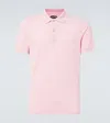 Tom Ford Pimk Short-sleeves Polo In Cotton Piquet Jersey Man In Pink