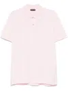 Tom Ford Man Polo Shirt Blush Size 42 Cotton In Pink