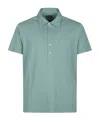 Tom Ford Plain Lyocell Polo In Blue