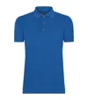 Tom Ford Lyocell Piquet Polo Shirt In Blue