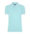 Tom Ford Piqu Pole In Blue