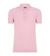 Tom Ford Pimk Short-sleeves Polo In Cotton Piquet Jersey Man In Pink