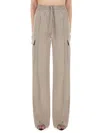 Tom Ford Silk Shirt And Wide-leg Pants Ensemble In Neutral