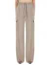 Tom Ford Silk Shirt And Wide-leg Pants Ensemble In Neutral