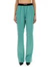 Tom Ford Elastic Waist Pleated Trousers Pockets