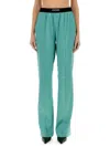 Tom Ford Elastic Waist Pleated Trousers Pockets
