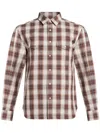 Tom Ford Plaid-check Shirt In Brown