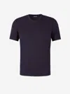 Tom Ford Short-sleeved Solid T-shirt In Blue
