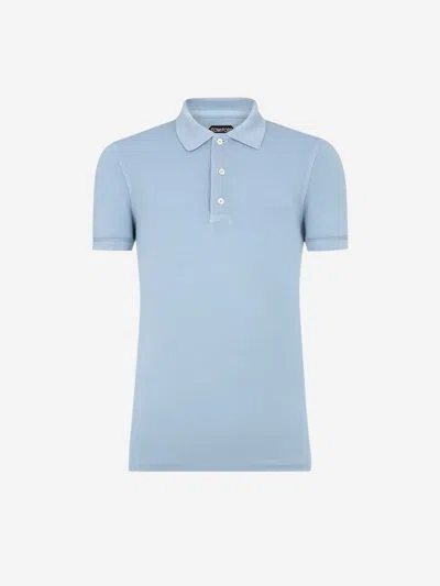 TOM FORD TOM FORD PLAIN LYOCELL POLO