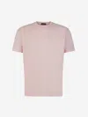 Tom Ford Short Sleeve Crewneck T-shirt In Light Pink
