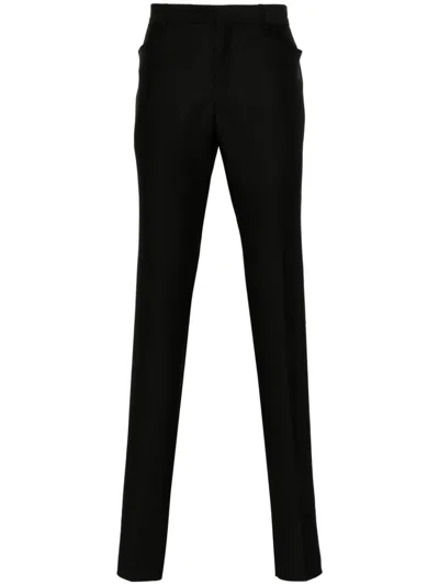 TOM FORD ORGANZA SILK POPLIN ATTICUS WESTERN POCKET,PLAW01.WSS09 LB999 BLACK