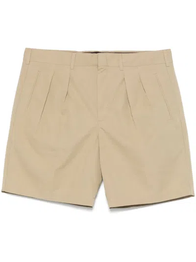 Tom Ford Pleat-detail Shorts In Neutrals