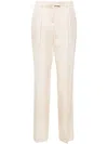 Tom Ford Pleat-detail Trousers In Neutrals