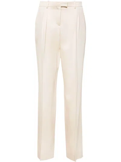 Tom Ford Pleat-detail Trousers In Neutrals