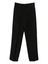 Tom Ford Pleat-detail Wide-leg Trousers In Black