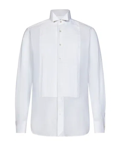 TOM FORD TOM FORD PLEAT DETAILED LONG-SLEEVED SHIRT