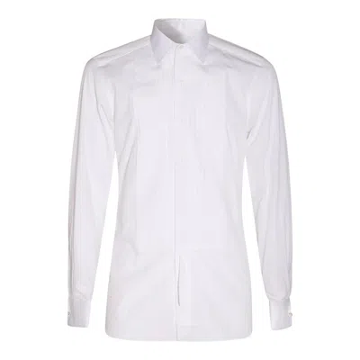 Tom Ford Pleat-detailed Long-sleeved Shirt In Default Title