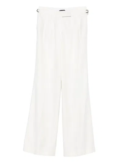 Tom Ford Pleat-detail Trousers In White