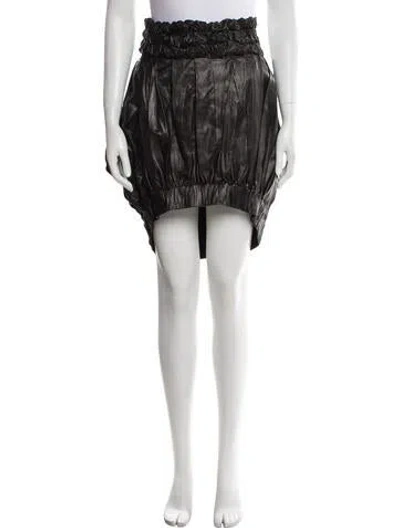 Pre-owned Tom Ford Pleated Accents Knee-length Skirt In Black