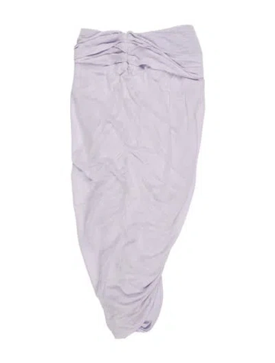 Pre-owned Tom Ford Pleated Accents Knee-length Skirt In Purple