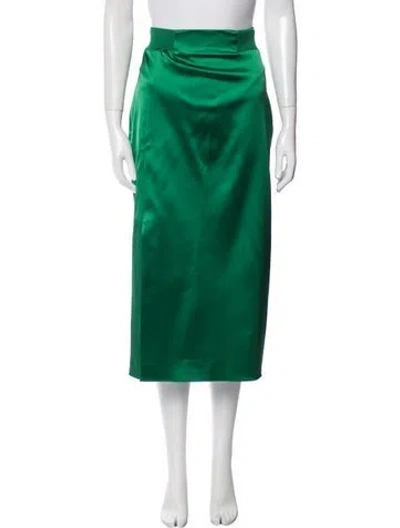 Pre-owned Tom Ford Pleated Accents Midi Length Skirt