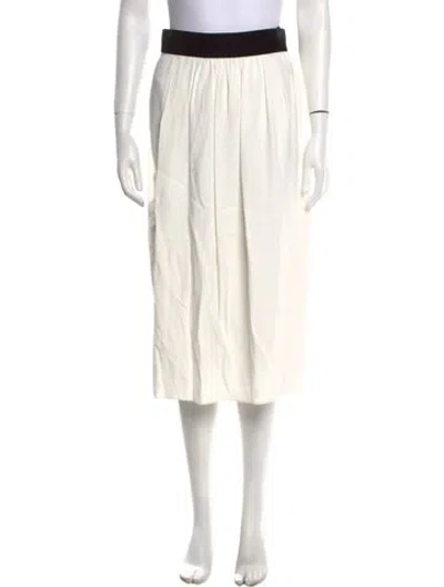 Pre-owned Tom Ford Pleated Accents Midi Length Skirt In Multi